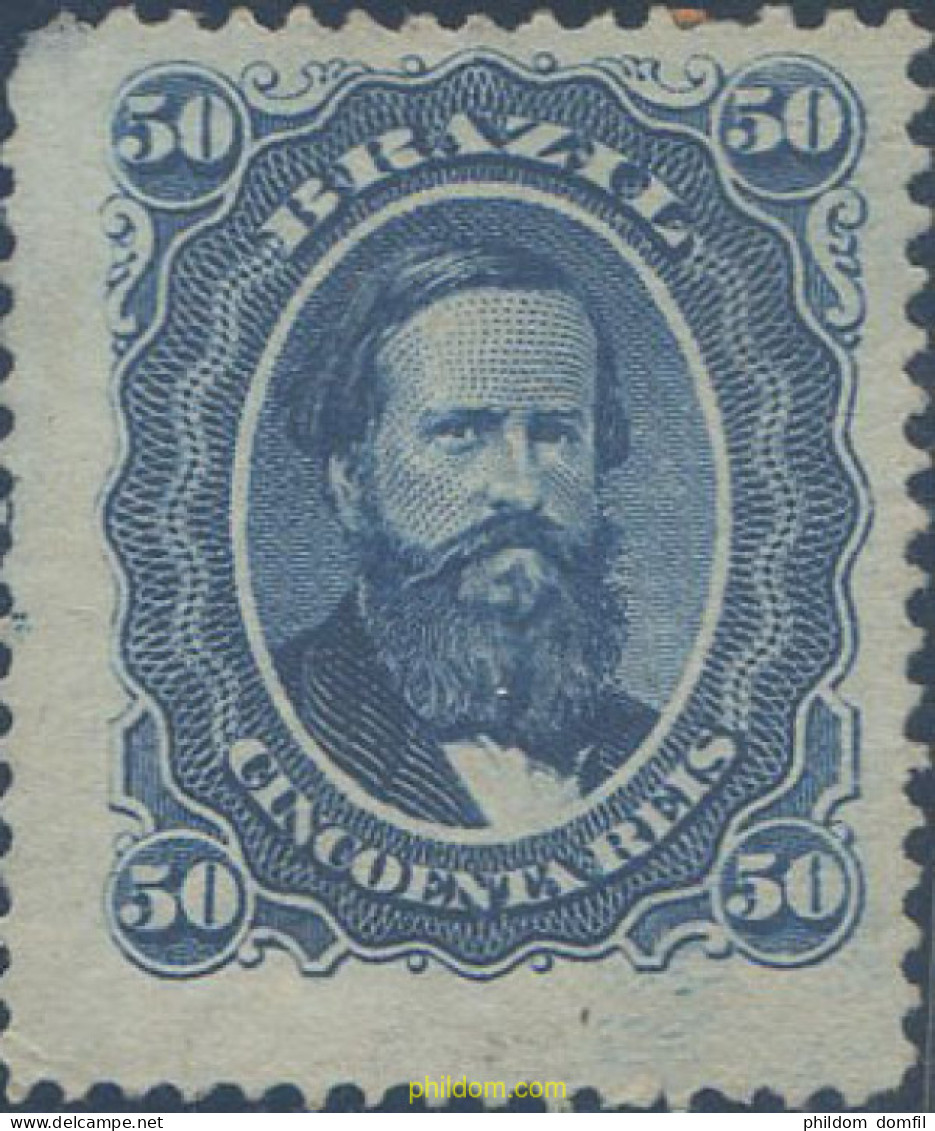 648077 HINGED BRASIL 1866 EMPERADOR PEDRO II - Unused Stamps