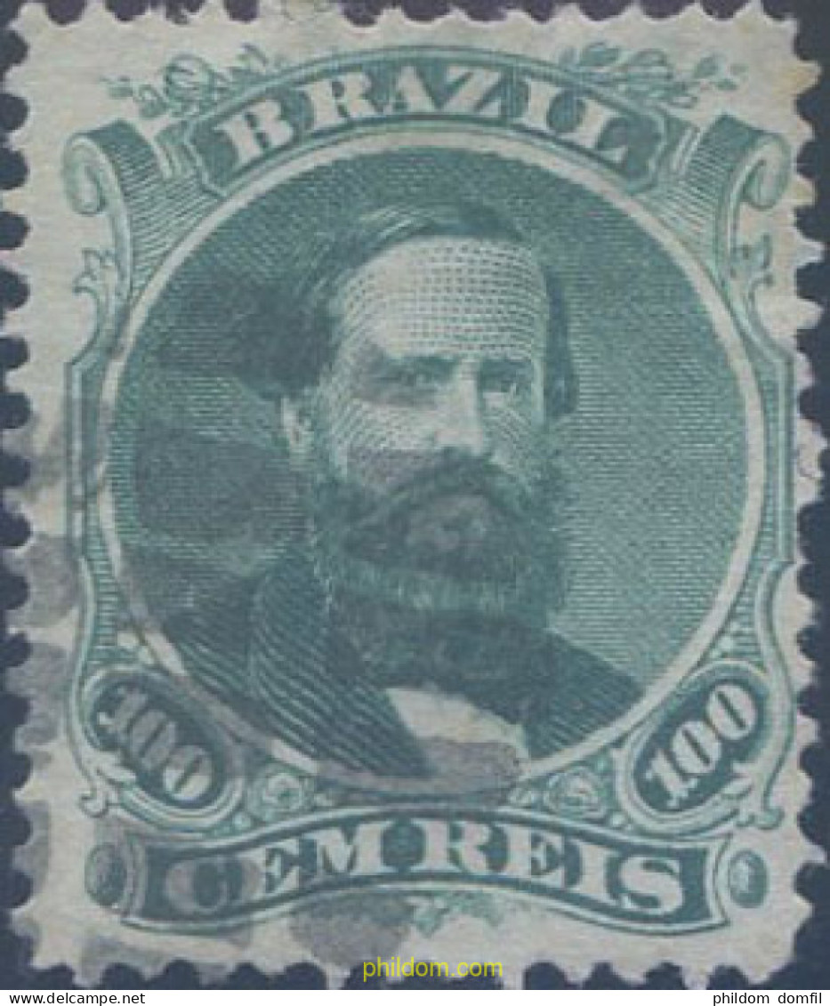 648078 USED BRASIL 1866 EMPERADOR PEDRO II - Unused Stamps