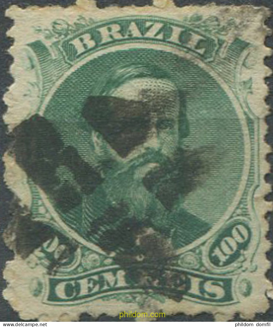 648082 USED BRASIL 1866 EMPERADOR PEDRO II - Neufs