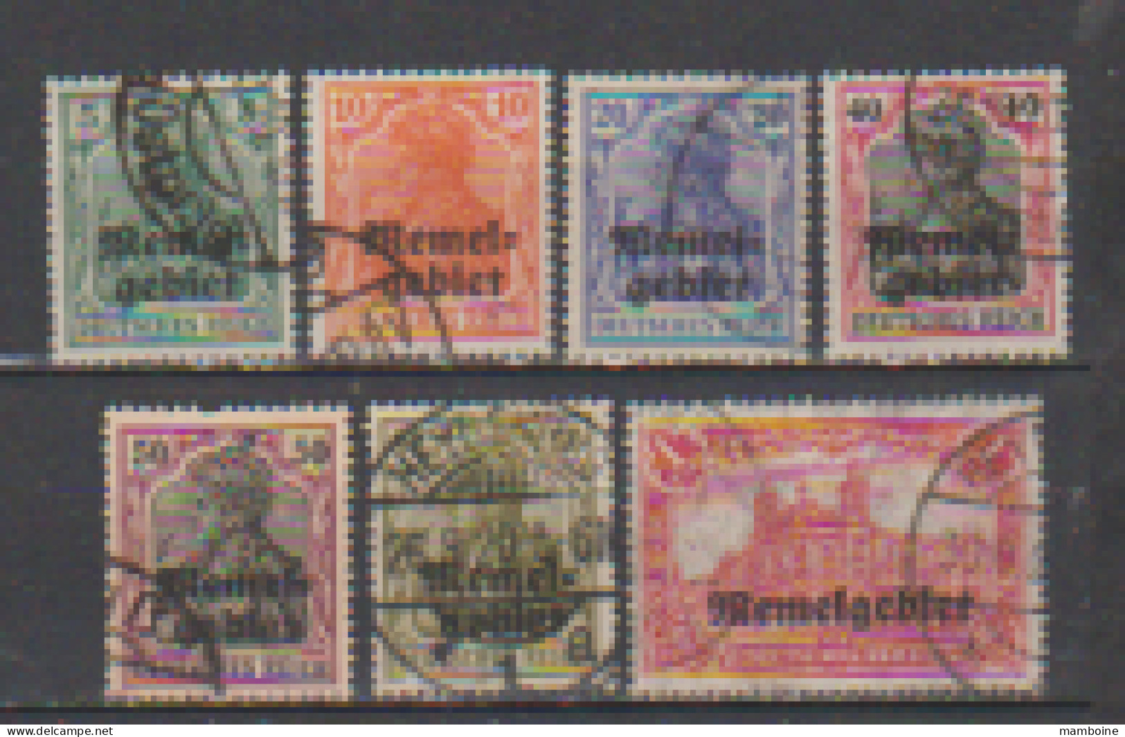 Memel 1920   N° Entre 1 Et 13 Oblitéré  7 Valeurs - Used Stamps