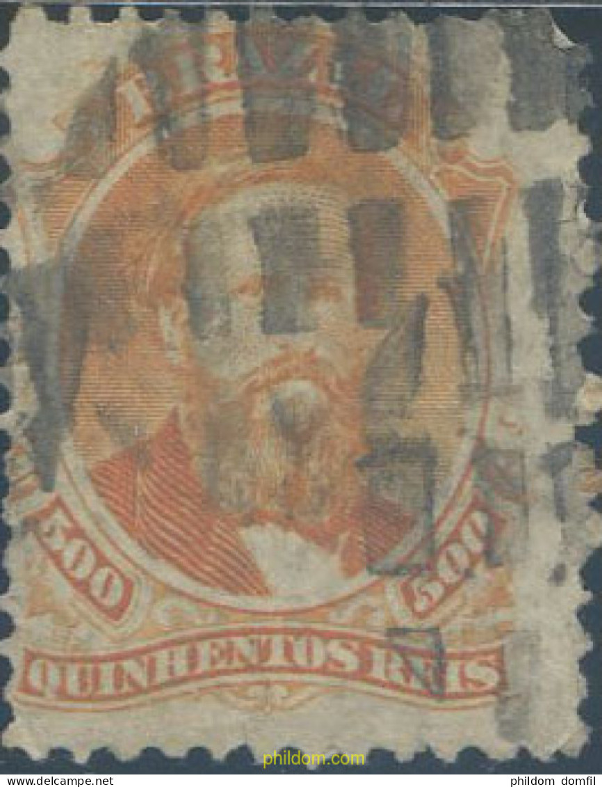 648084 USED BRASIL 1866 EMPERADOR PEDRO II - Unused Stamps