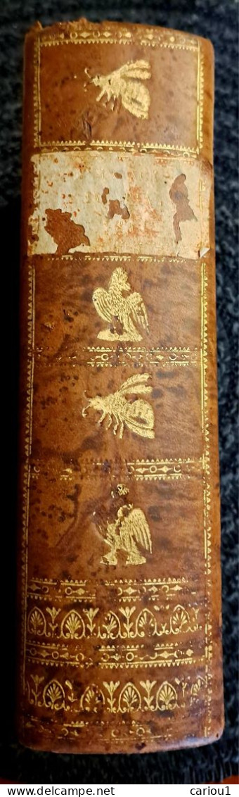 C1  NAPOLEON - ALMANACH IMPERIAL AN 1811 Reliure PLEIN CUIR D Epoque BEL ETAT Port Inclus France - Francese