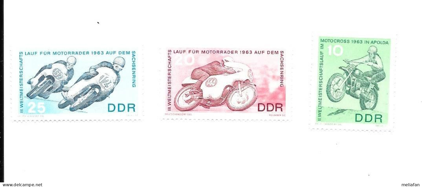 DH40 -TIMBRES DDR - MOTOS SACHSENRING - MOTO CROSS - Motorbikes