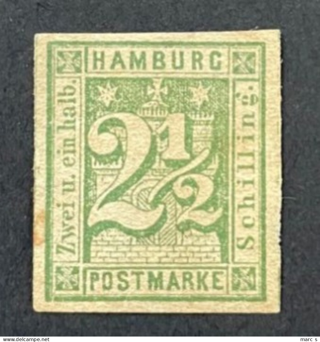 1864 - HAMBURG HAMBOURG - NSG NEUF SANS GOMME - Mi 9 - Hambourg