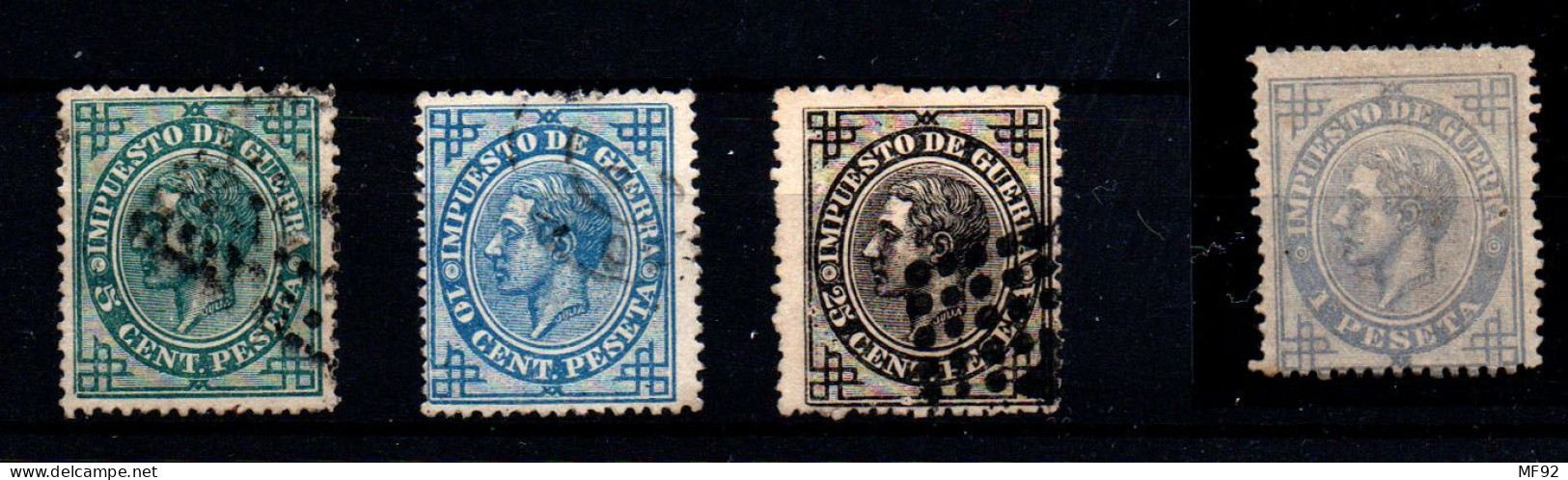 España Nº 183/6. Año 1876 - Used Stamps