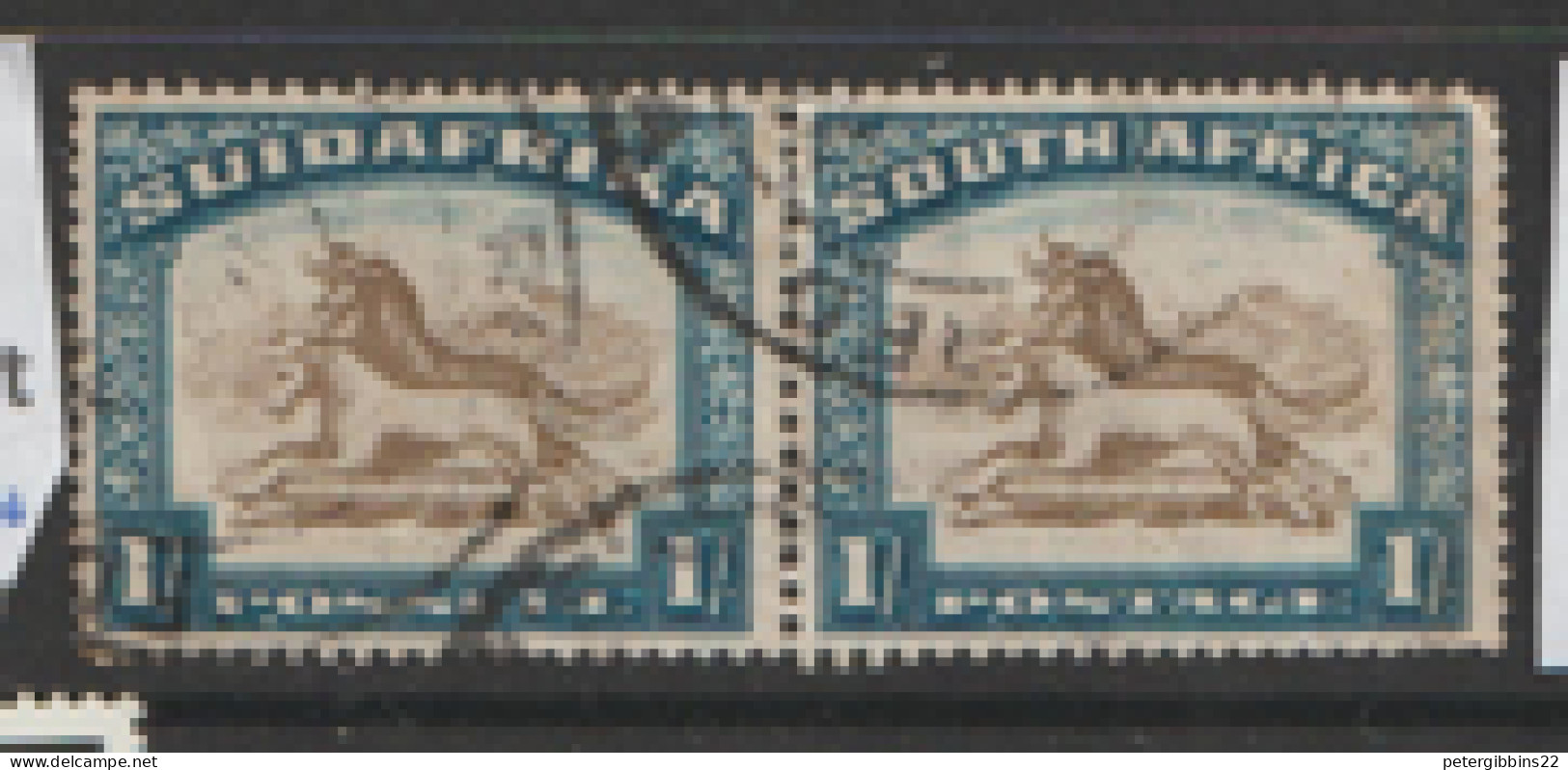 South  Africa   1927  SG 36  1/-d  Fine Used . - Used Stamps