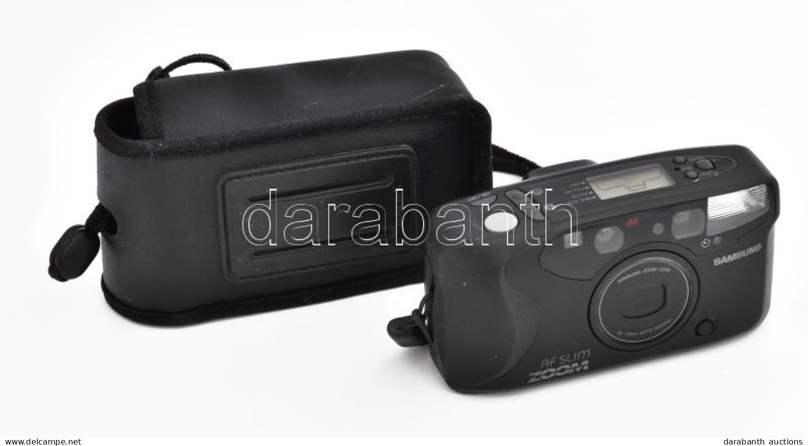 Samsung AF Slim Zoom Fényképezőgép Elemmel, Működő Jó állapotban Tokkal - Fotoapparate