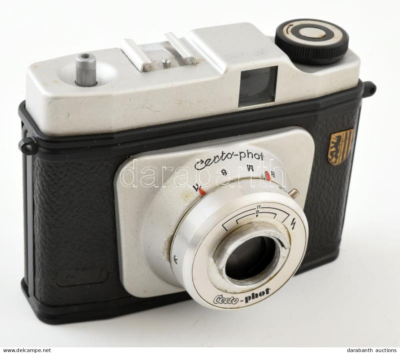 Cca 1959 Certo-Phot Német (NDK) Fényképezőgép, Eredeti Tokjában, Hiányos Lencsével / Vintage German (DDR) Camera, In Ori - Fotoapparate