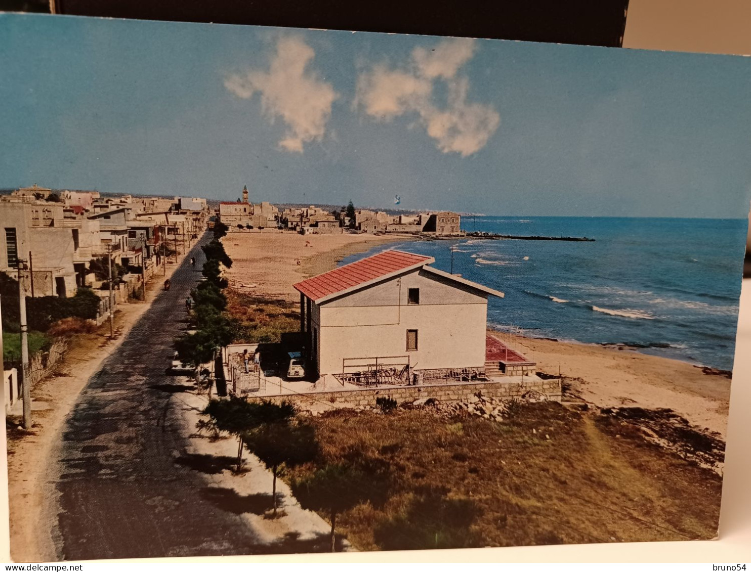 Cartolina Donnalucata è Una Frazione  Di Scicli Provincia Ragusa ,il Lungomare  1970 - Ragusa