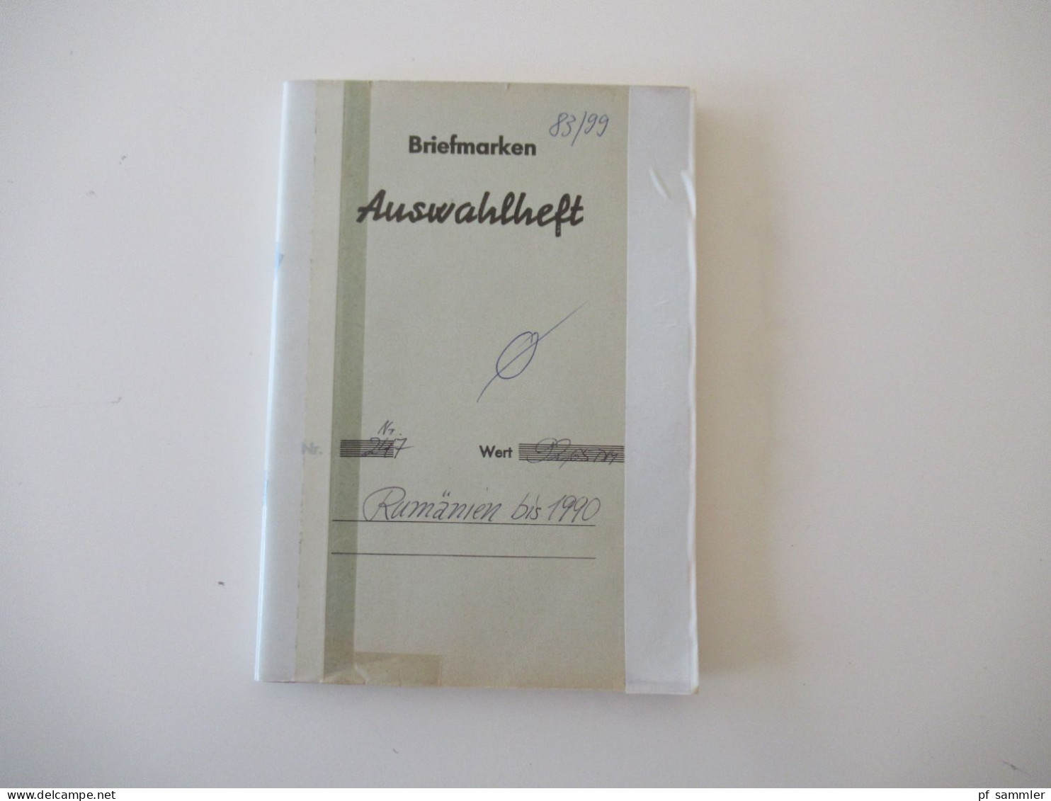 Sammlung / Interessantes Auswahlheft Rumänien Ab Ca. 1900 - 1990 Viele Gestempelte Marken / Fundgrube!?! - Collections (with Albums)