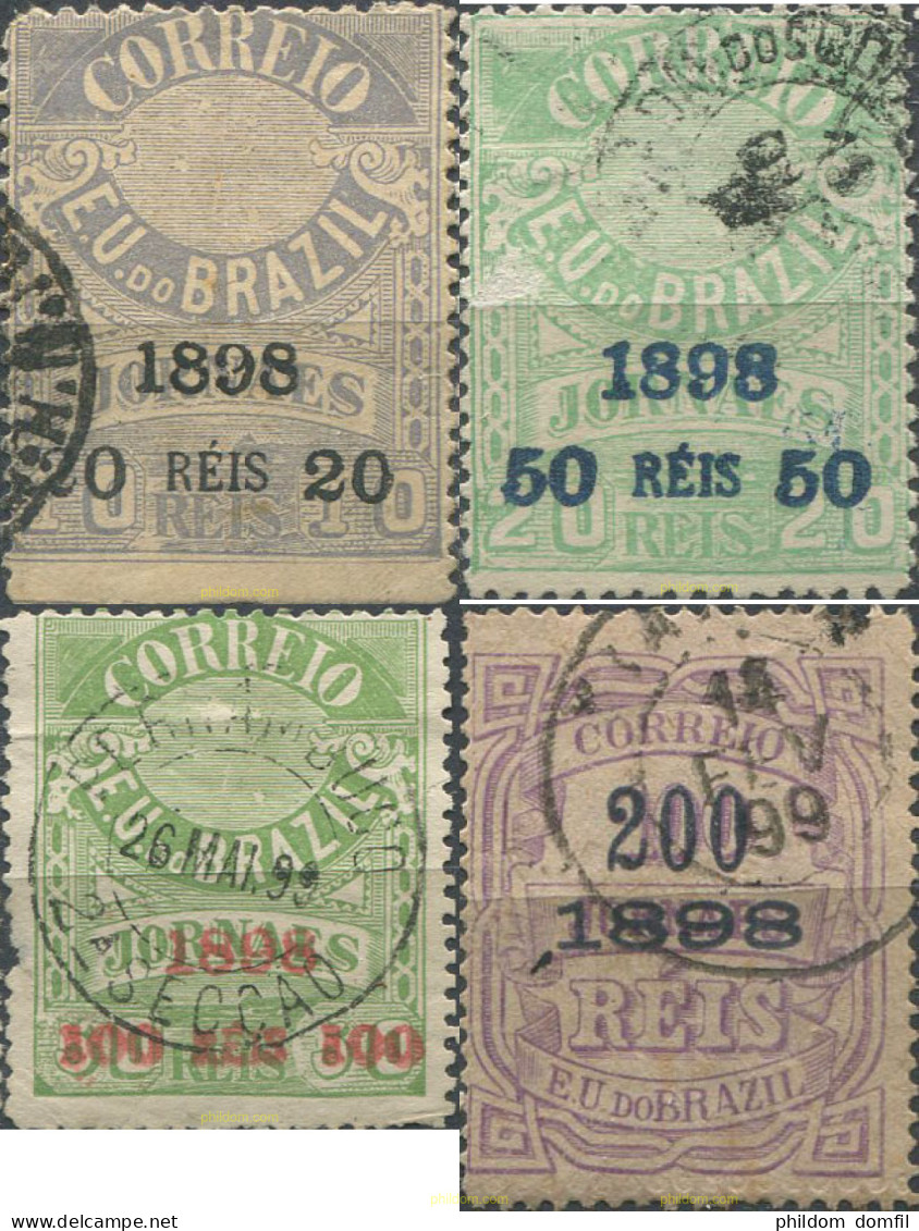 674227 USED BRASIL 1896 SELLOS PARA PERIODICOS - Unused Stamps