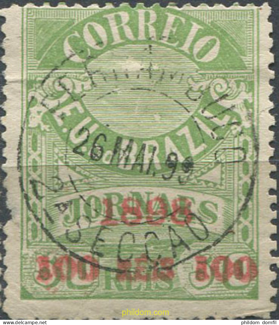 674238 USED BRASIL 1896 SELLOS PARA PERIODICOS - Nuovi