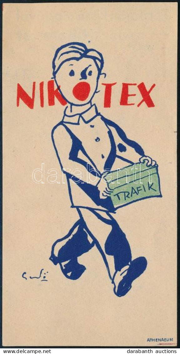 Nikotex Számolócédula - Werbung