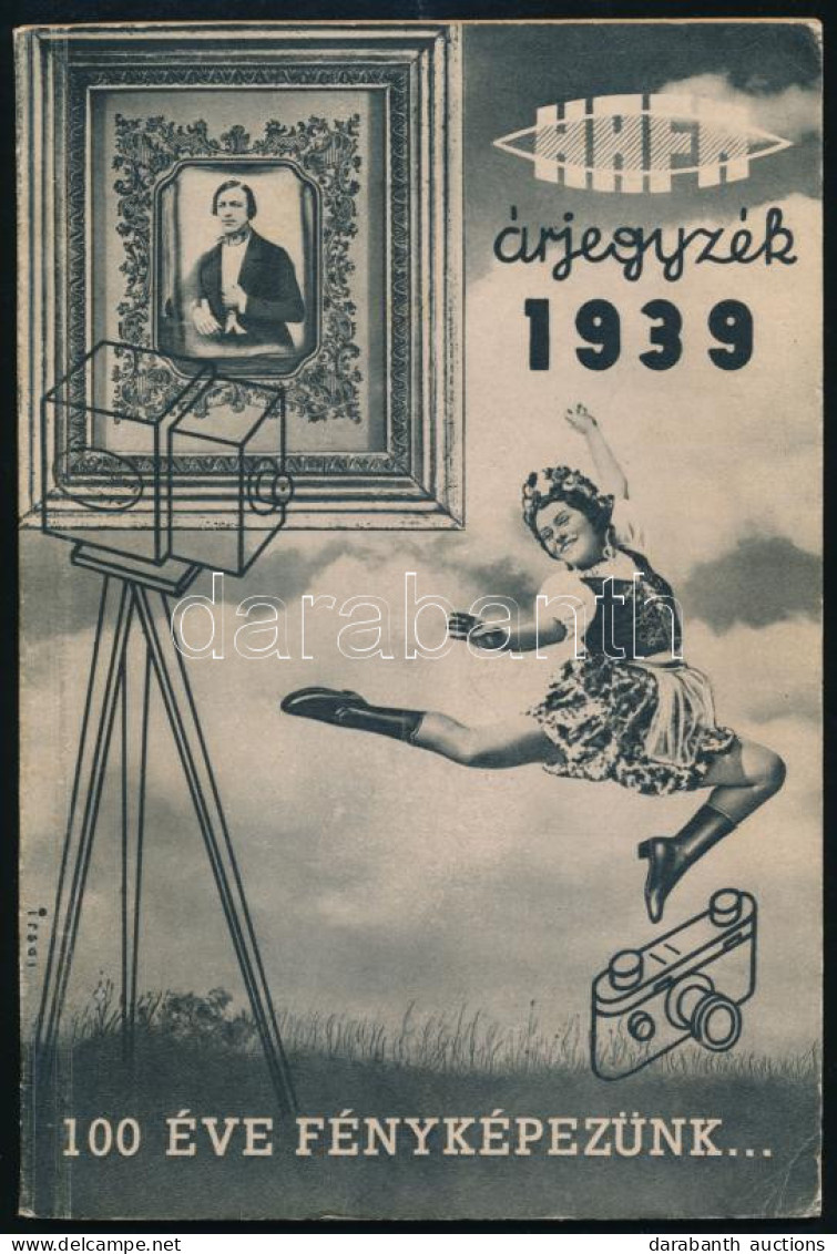 1939 HAFA 82. Számú árjegyzék (100 éve Fényképezünk...) Bp., Tolnai-ny., 128 P. Fekete-fehér Képekkel Illusztrált. Kiadó - Publicidad