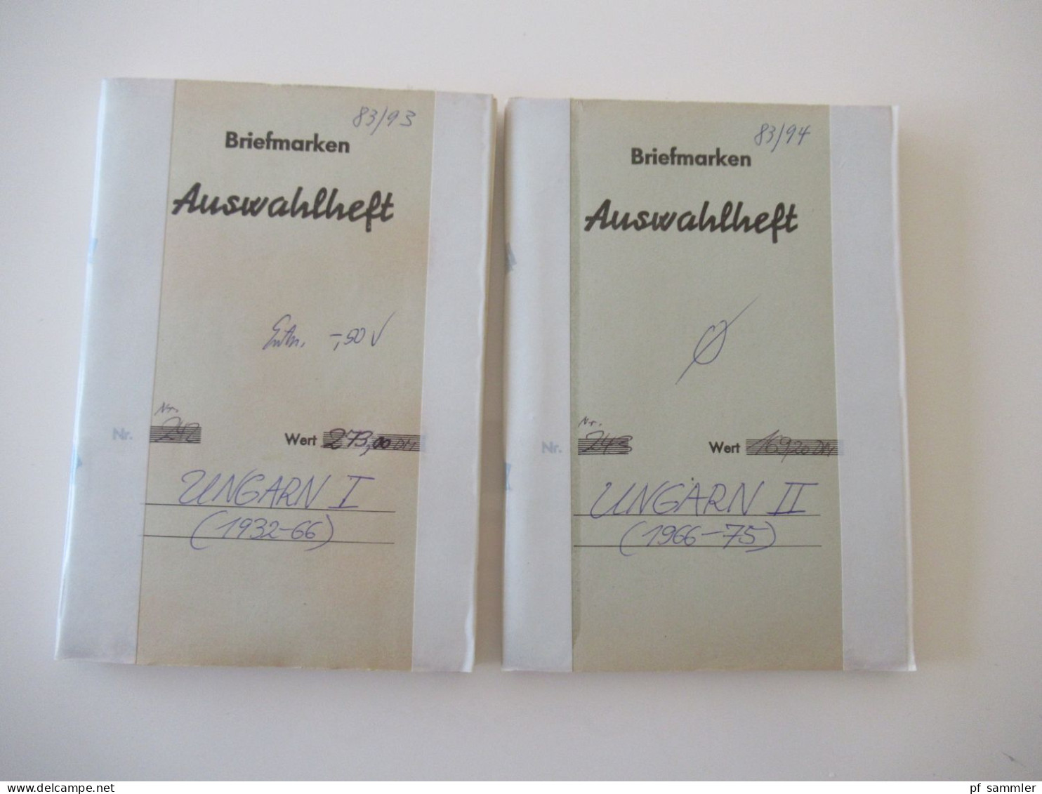 Sammlung / Interessante Auswahlhefte Ungarn Ab 1932 - 1975 Viele Gestempelte Marken / Fundgrube!?! - Colecciones (en álbumes)