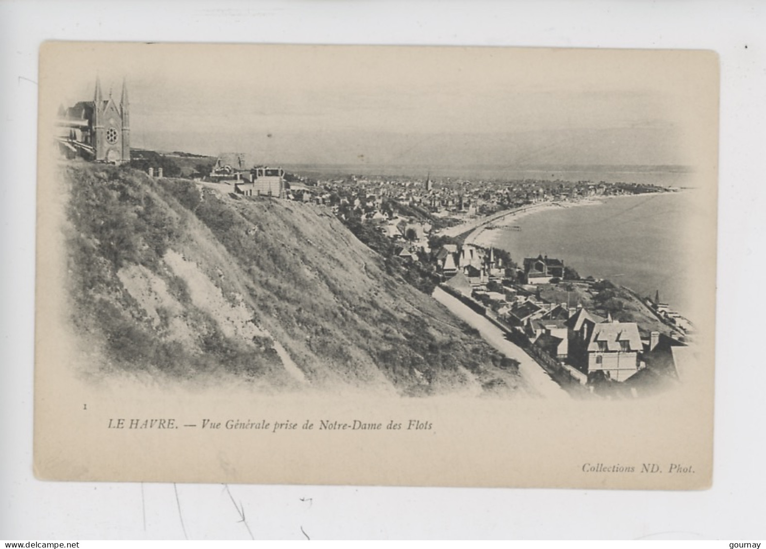 Le Havre - Vue Générale Prise De Nptre-Dame Des Flots (Sainte Adresse) Cp Vierge N°1  Coll ND - Cap De La Hève