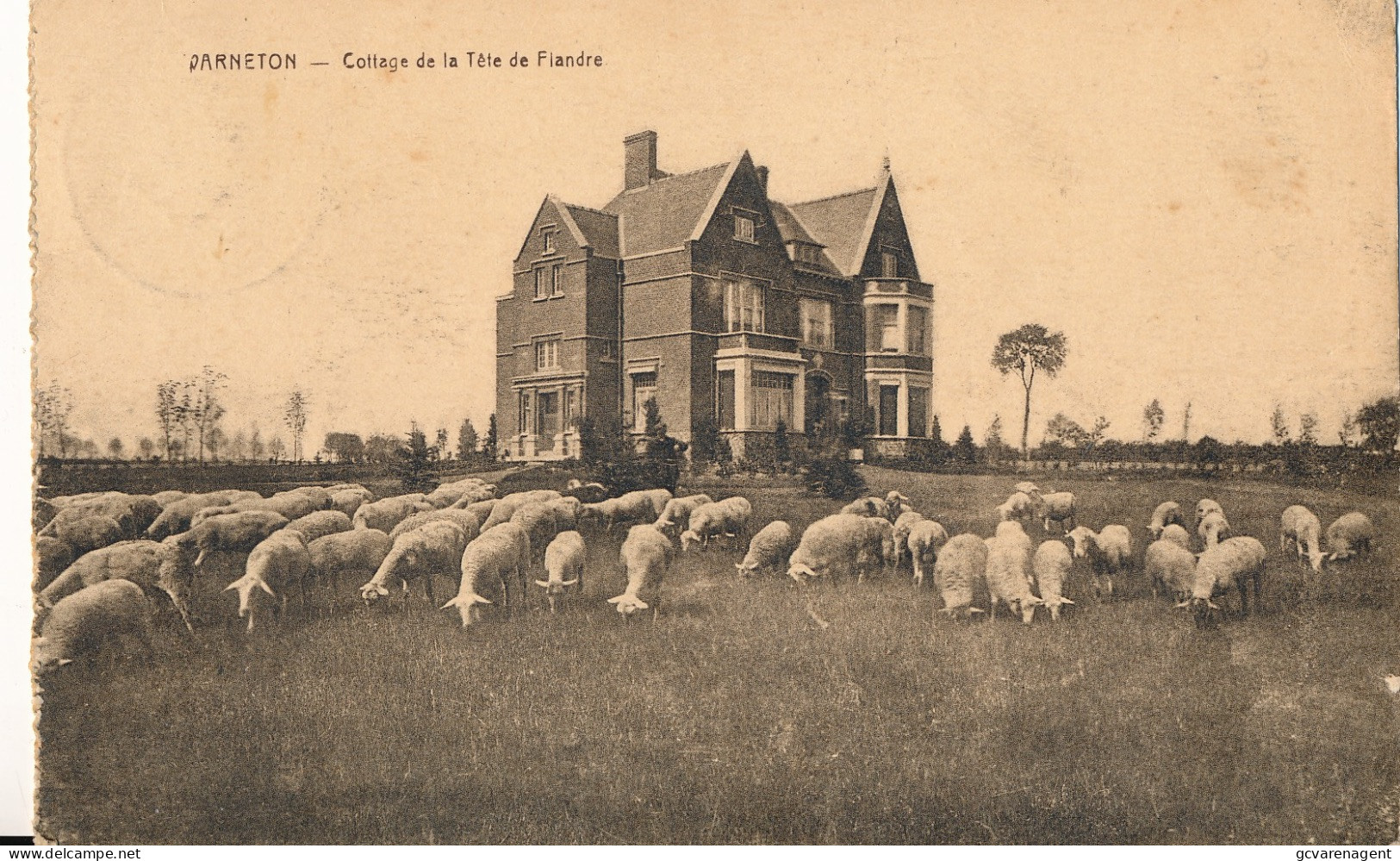 WARNETON  COTTAGE DE LA TETE DE FLANDRE        2 SCANS - Komen-Waasten