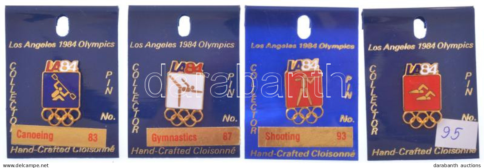 Amerikai Egyesült Államok 1984. "Sportágak - Los Angeles" Zománcozott Fém Olimpiai Jelvény Eredeti, Számozott Műanyag La - Unclassified