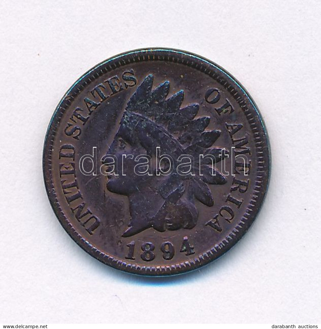 Amerikai Egyesült Államok 1894. 1c Bronz "Indián Fej" T:VF USA 1894. 1 Cent Bronze "Indian Head" C:VF Krause KM#90a - Non Classificati