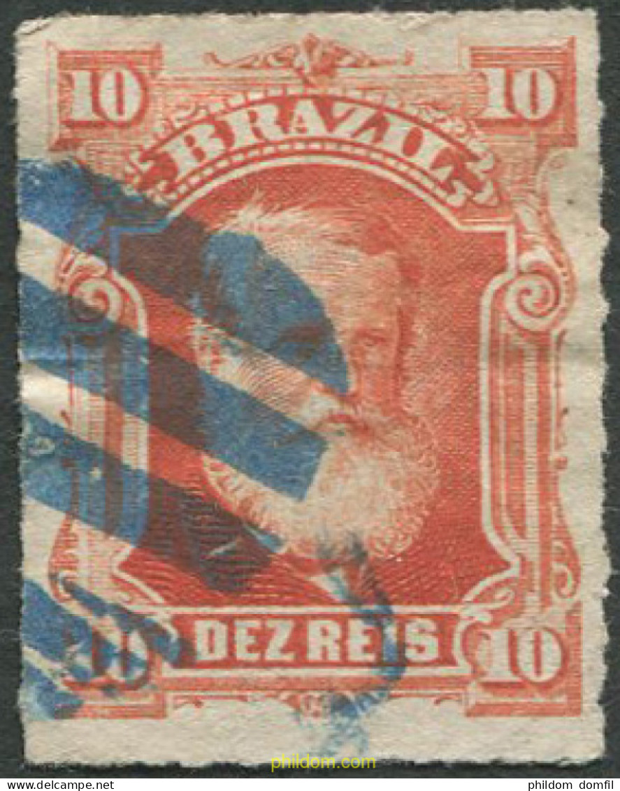 629919 USED BRASIL 1878 PEDRO II - Unused Stamps