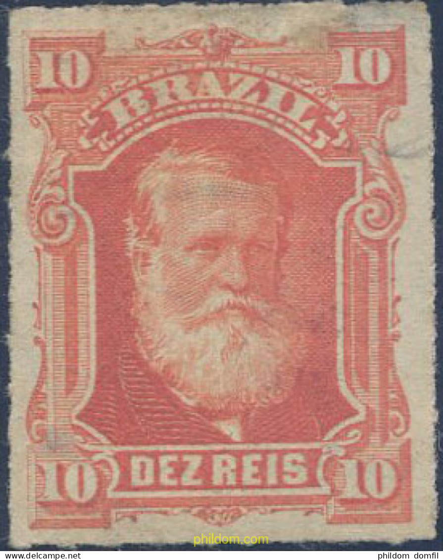 648134 HINGED BRASIL 1878 PEDRO II - Ungebraucht