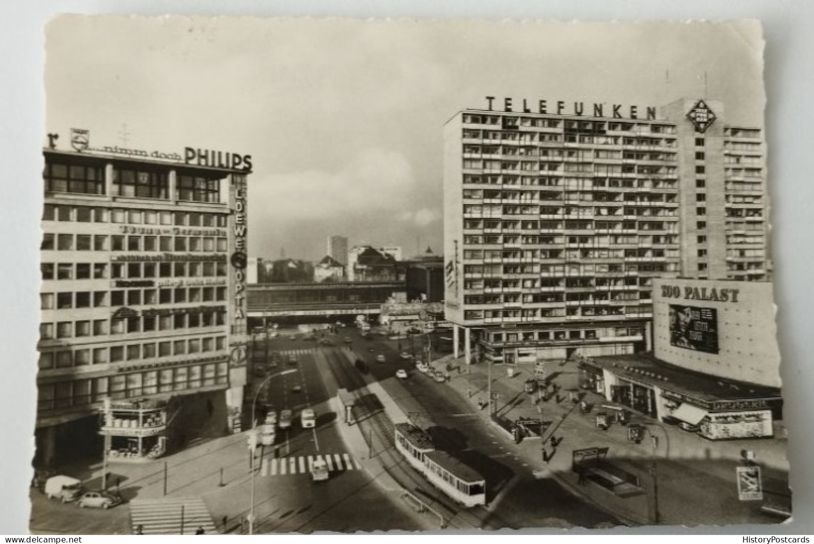 Berlin-Charlottenburg, Hardenbergstr., Bahnhof Zoo, Zoo Palast, Strassenbahn, Verkehr, 1960 - Wilmersdorf