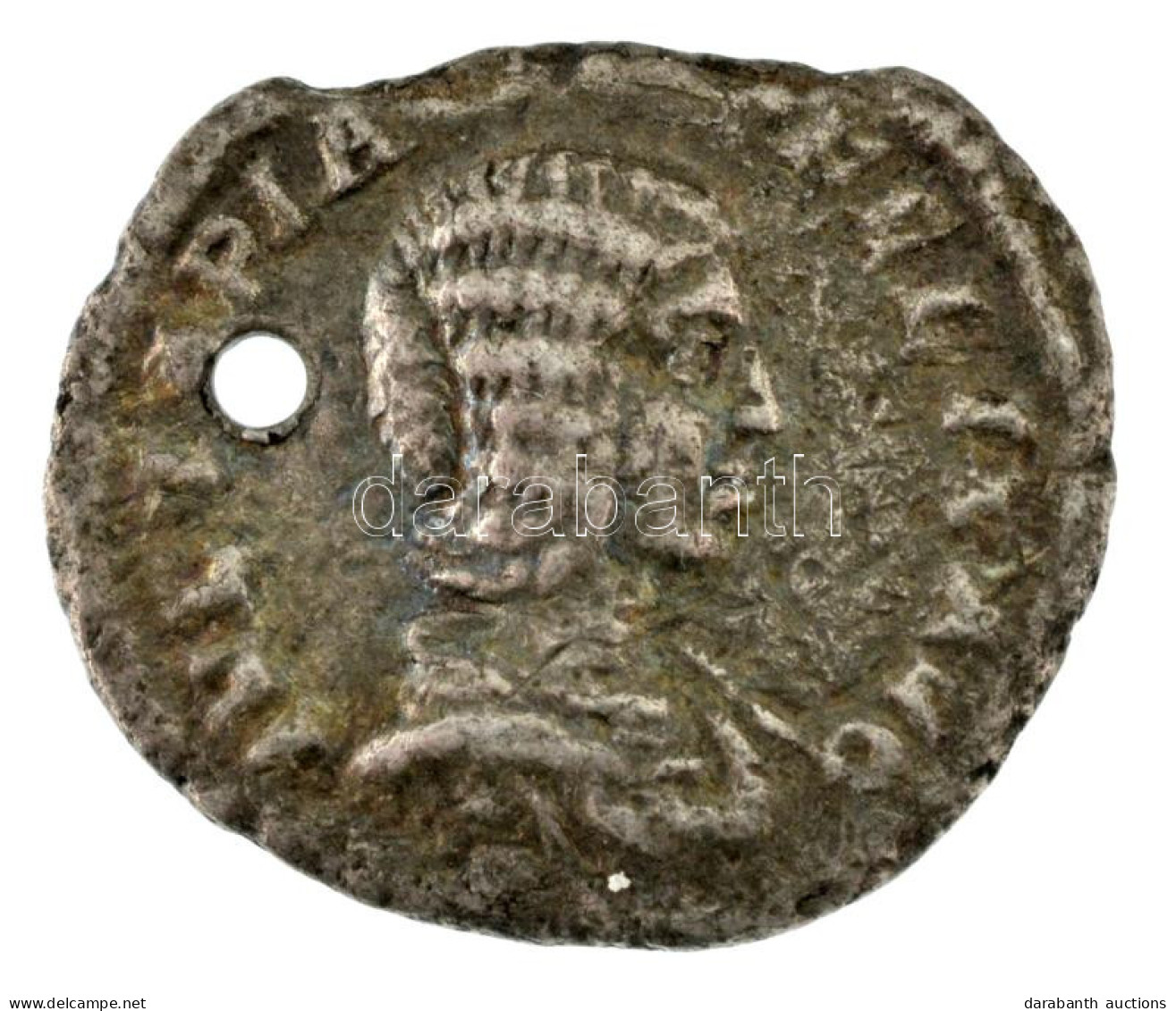 Római Birodalom / Róma / Julia Domna 211-217. Denár Ag (2,38g) T:VF Lyuk Roman Empire / Rome / Julia Domna 211-217. Dena - Sin Clasificación