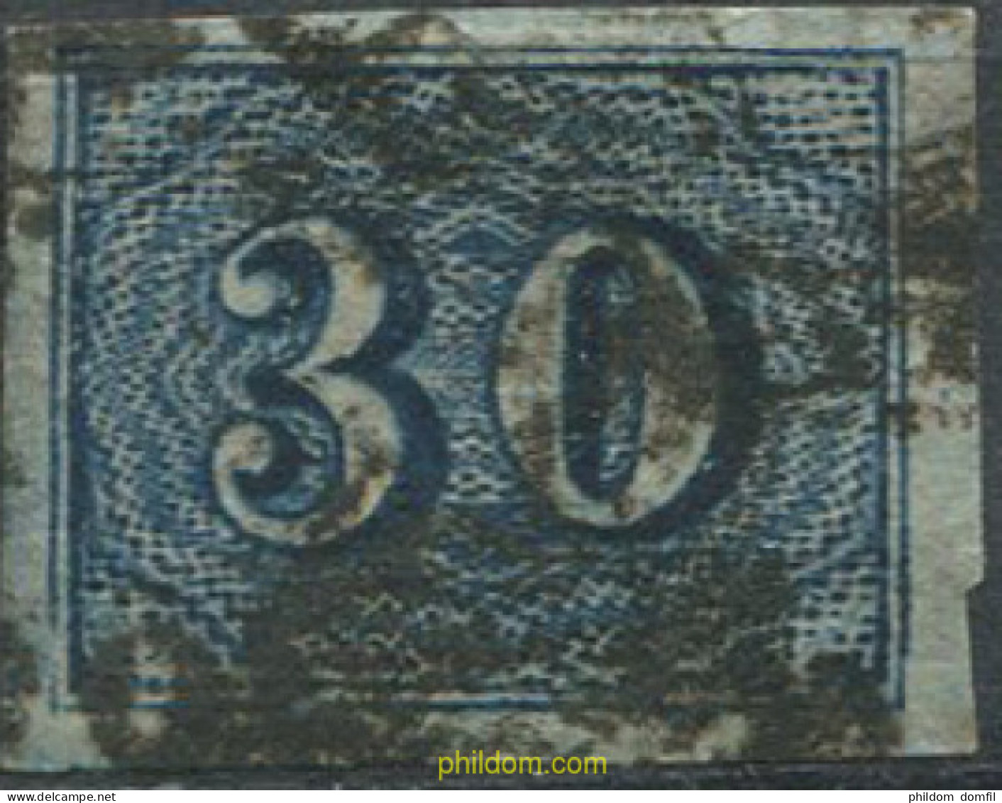 648065 USED BRASIL 1854 CIFRAS PEQUEÑAS, COLORES - Ungebraucht