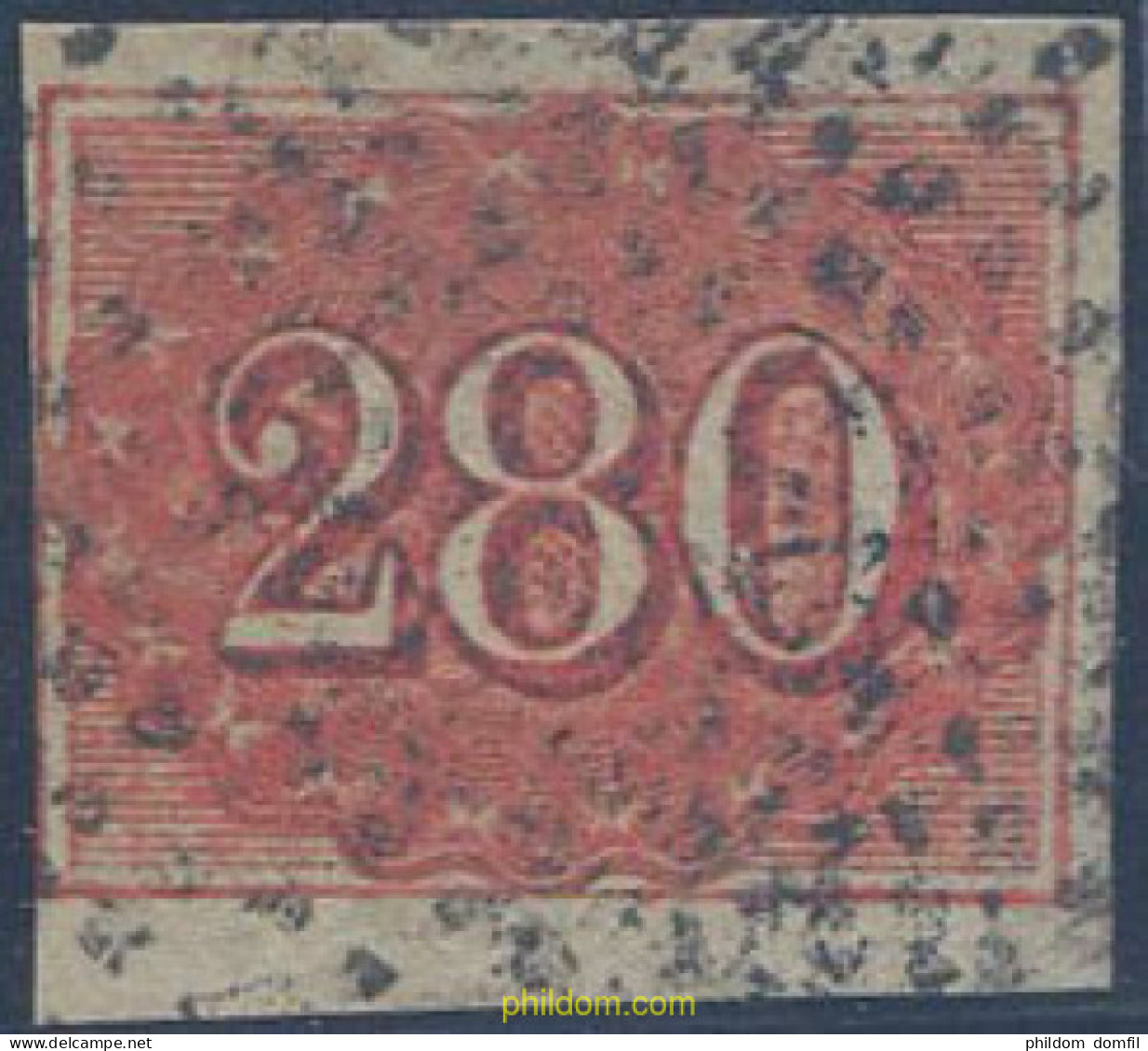 648066 USED BRASIL 1854 CIFRAS PEQUEÑAS, COLORES - Ungebraucht