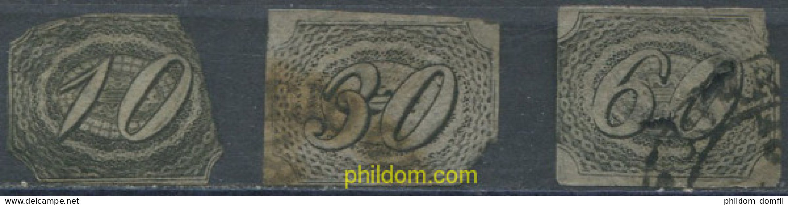 675983 USED BRASIL 1844 CIFRAS TORCIDAS - Unused Stamps