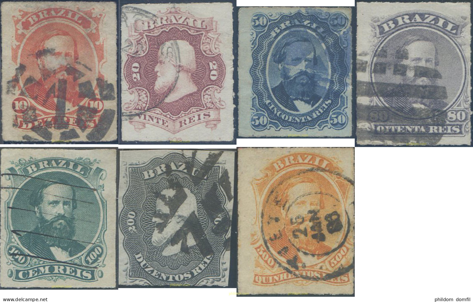 648124 USED BRASIL 1876 EMPERADOR PEDRO II - Unused Stamps