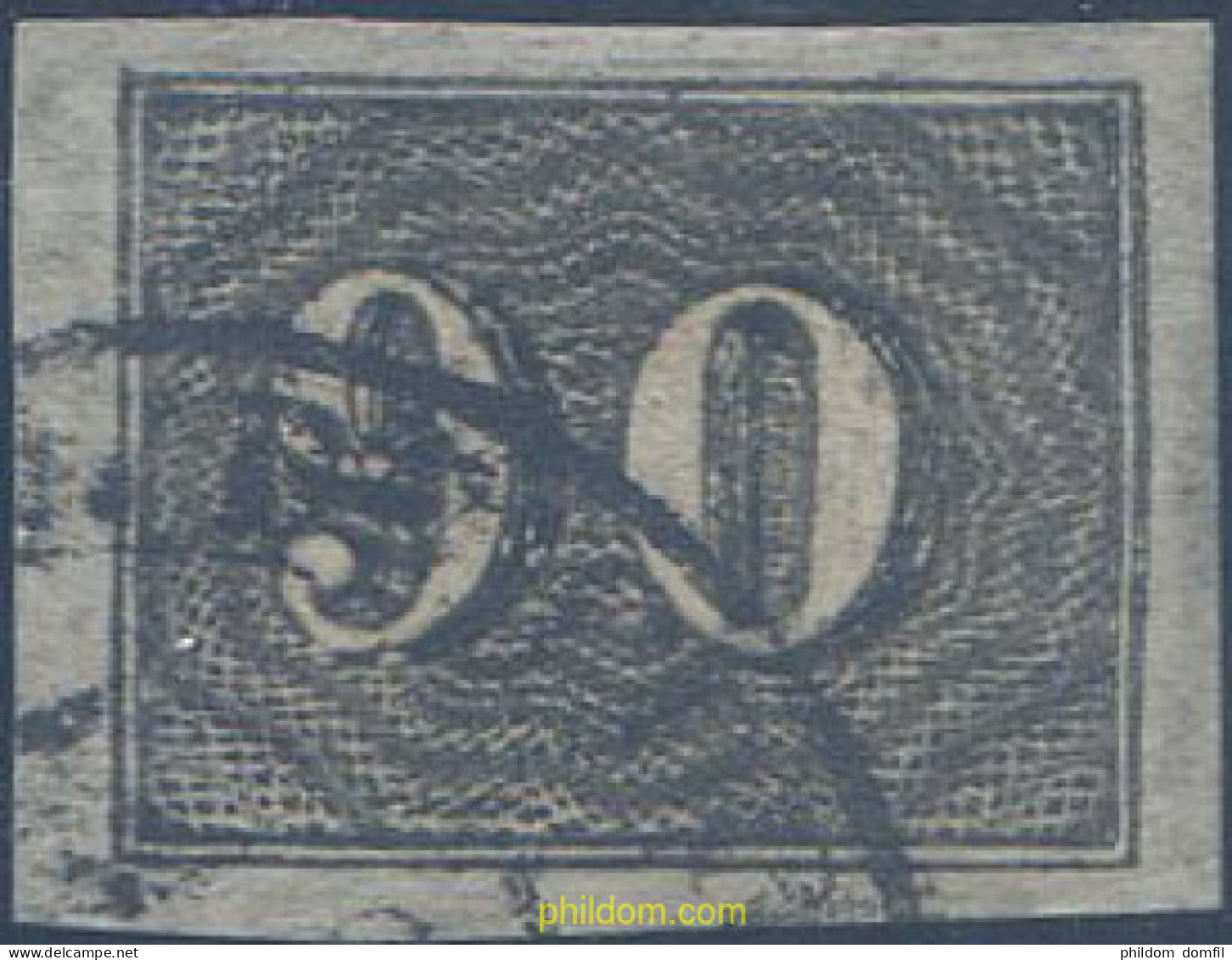 647887 USED BRASIL 1850 CIFRAS PEQUEÑAS - Ongebruikt