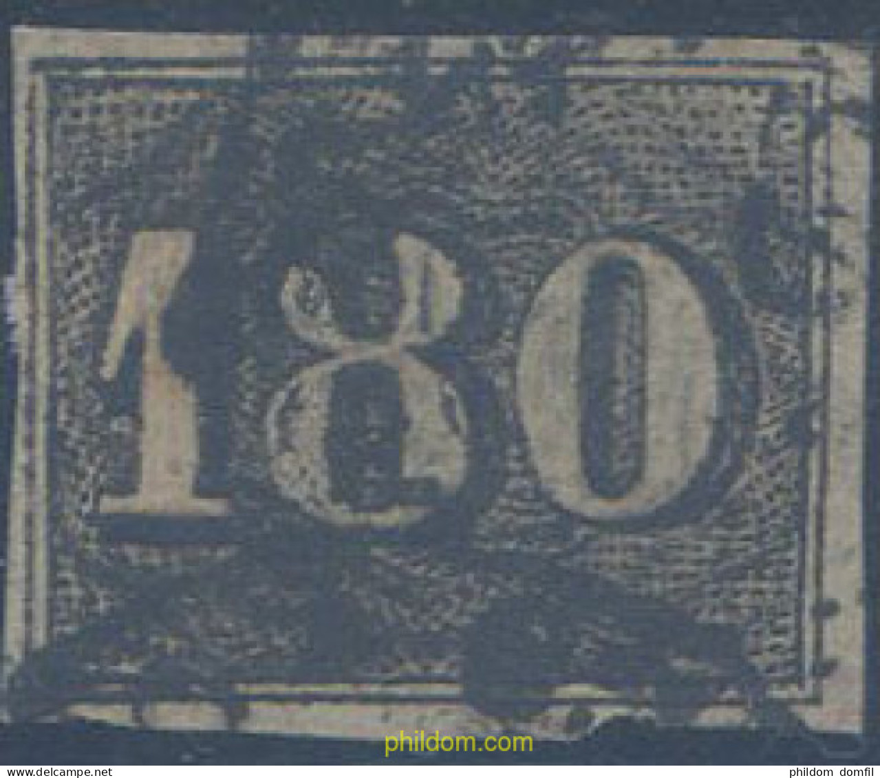 647894 USED BRASIL 1850 CIFRAS PEQUEÑAS - Unused Stamps