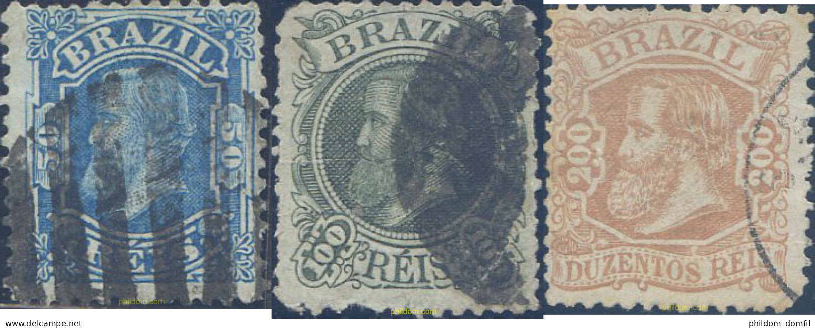 648785 USED BRASIL 1881 PEDRO II, PAPIER VERGÉ - Ungebraucht