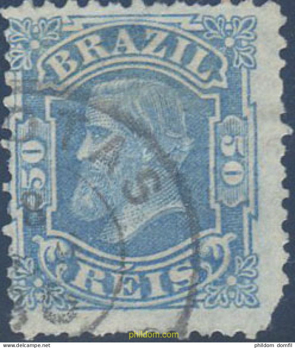 648788 USED BRASIL 1881 PEDRO II, PAPIER VERGÉ - Unused Stamps