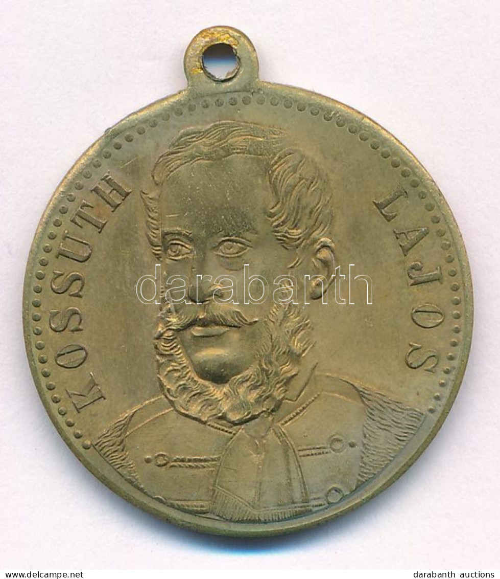 1894. "Kossuth Lajos / Dicső Korszak Lánglelkű Alkotója" Bronz Emlékmedál Füllel (29mm) T:XF Patina - Non Classés