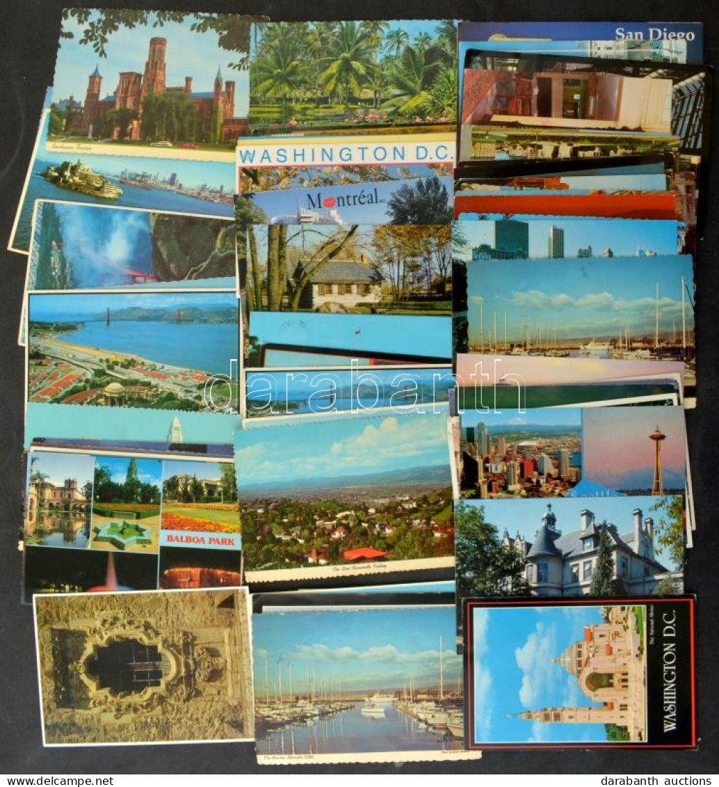 **, * 69 Db MODERN Amerikai és Kanadai Képeslap / 69 Modern American (USA) And Canadian Postcards - Sin Clasificación