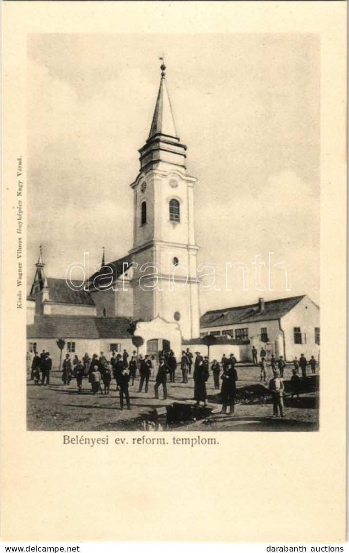 ** T2 Belényes, Beius; Református Templom. Wagner Vilmos Fényképész Kiadása / Calvinist Church - Unclassified