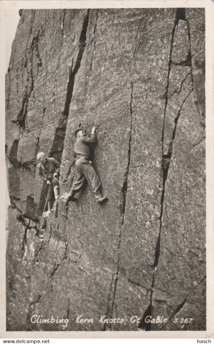 4924 48 Climbing Kern Knotts Gt Gable. (Real Photograph) (See The Back)  - Climbing