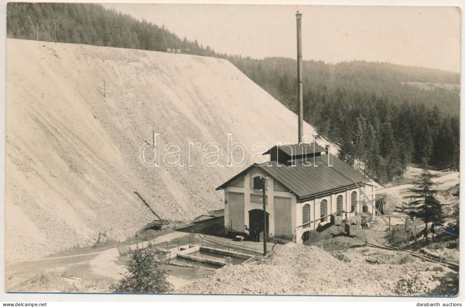 T2/T3 1932 Bindt (Szepespatak, Kis-Hnilecz, Hnilcík), Bánya, Iparvasút / Mine, Industrial Railway. Photo (fa) - Non Classés