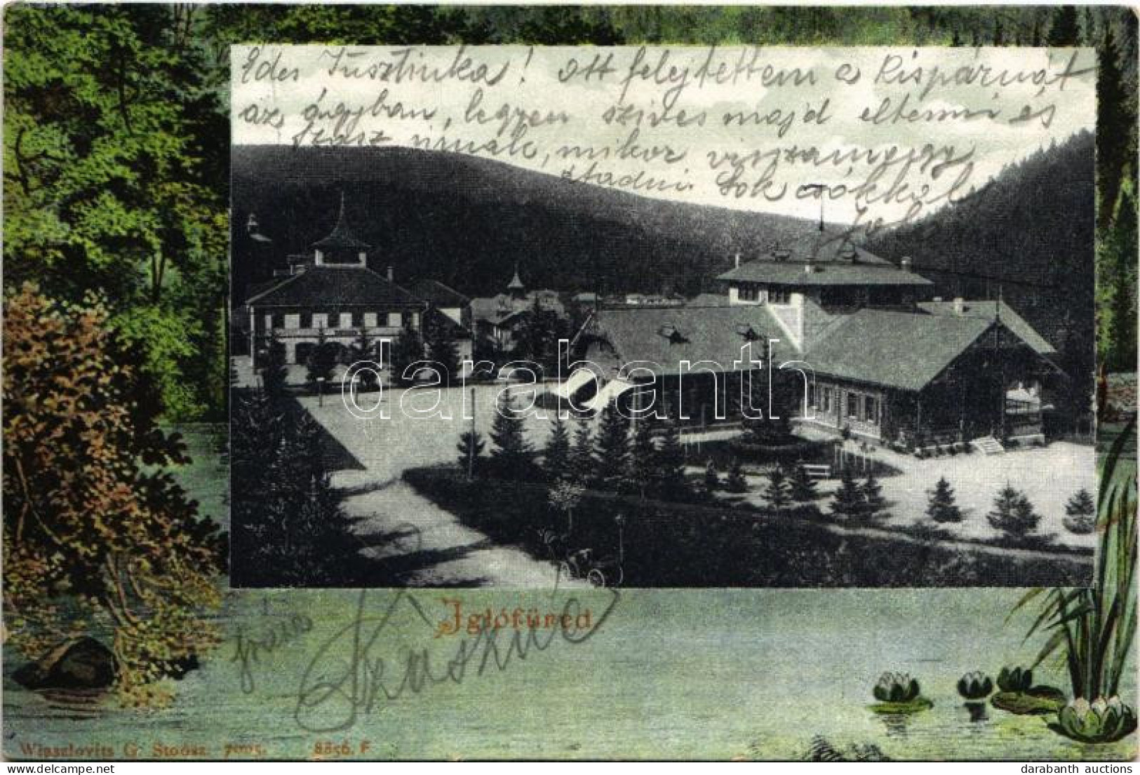 * T2/T3 1911 Iglófüred, Bad Zipser Neudorf, Spisská Nová Ves Kupele, Novovesské Kúpele; Fürdő Látképe. Wlaszlovits G. Ki - Unclassified