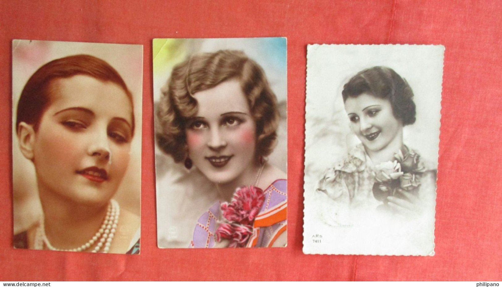 Lot Of   3    Cards.   Female Fashion.  Ref 6293 - Mode