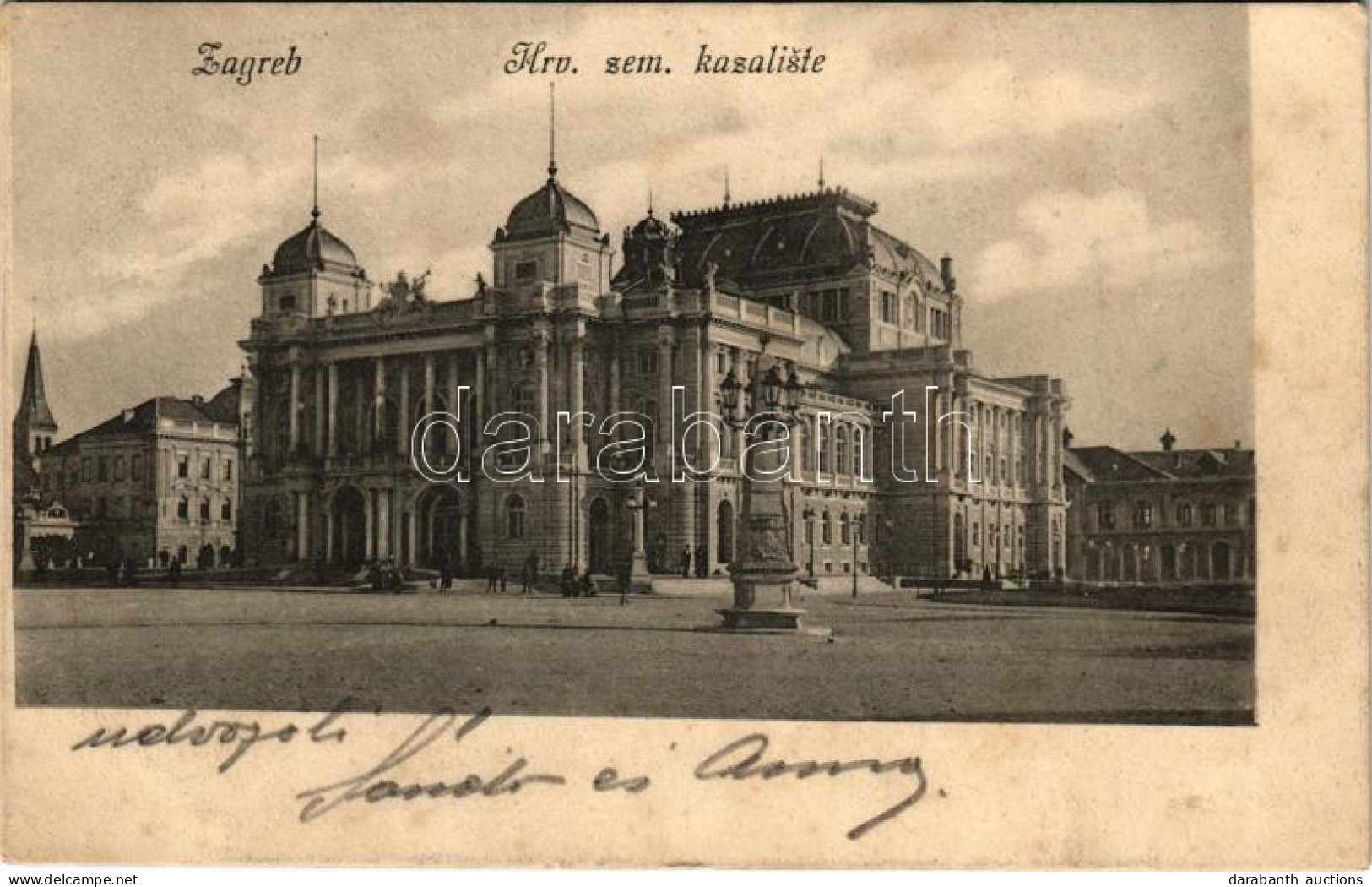 T2/T3 1905 Zagreb, Zágráb; Hrv. Zem. Kazaliste / Theatre (fl) - Non Classés