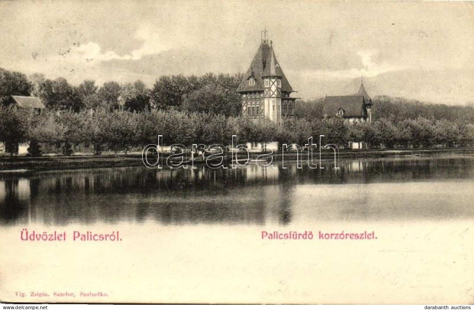 T2/T3 Palicsfürdő, Palic; Korzó / Corso (EK) - Unclassified