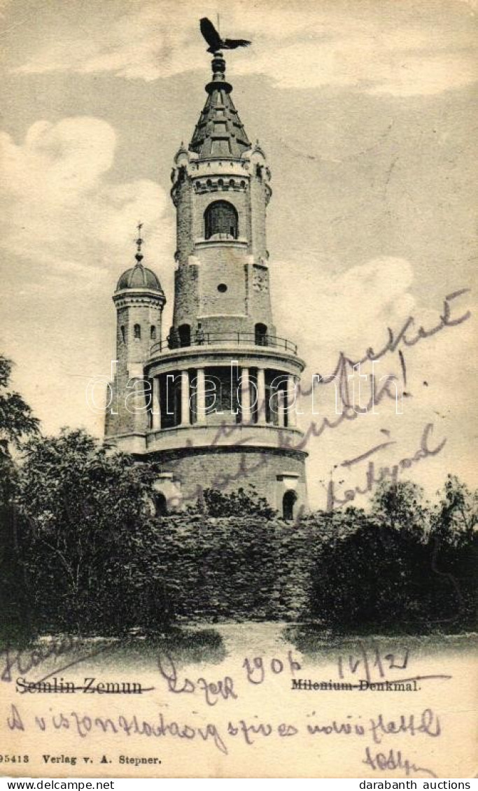 T2/T3 Zimony, Semlin, Zemun; Milleniumi Emlék / Monument - Non Classés