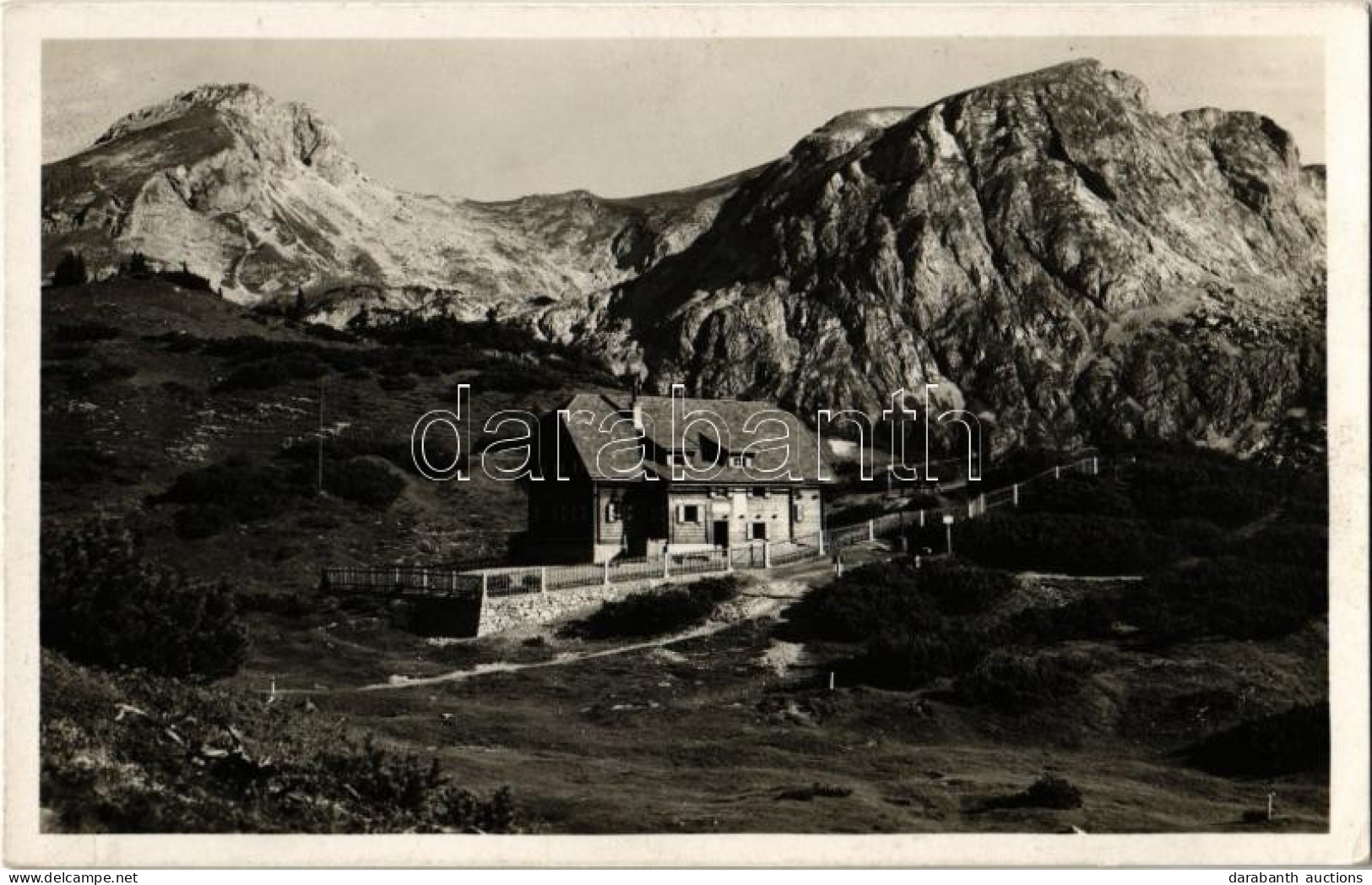 * T1/T2 Hochschwab, Sonnchienhütte Mit Dem Ebenstein / Mountain Hut - Ohne Zuordnung