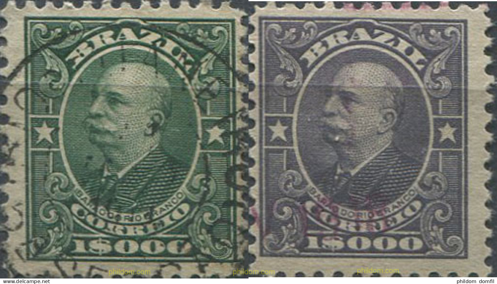 674419 USED BRASIL 1915 BARON DE RIO BRANCO - Neufs