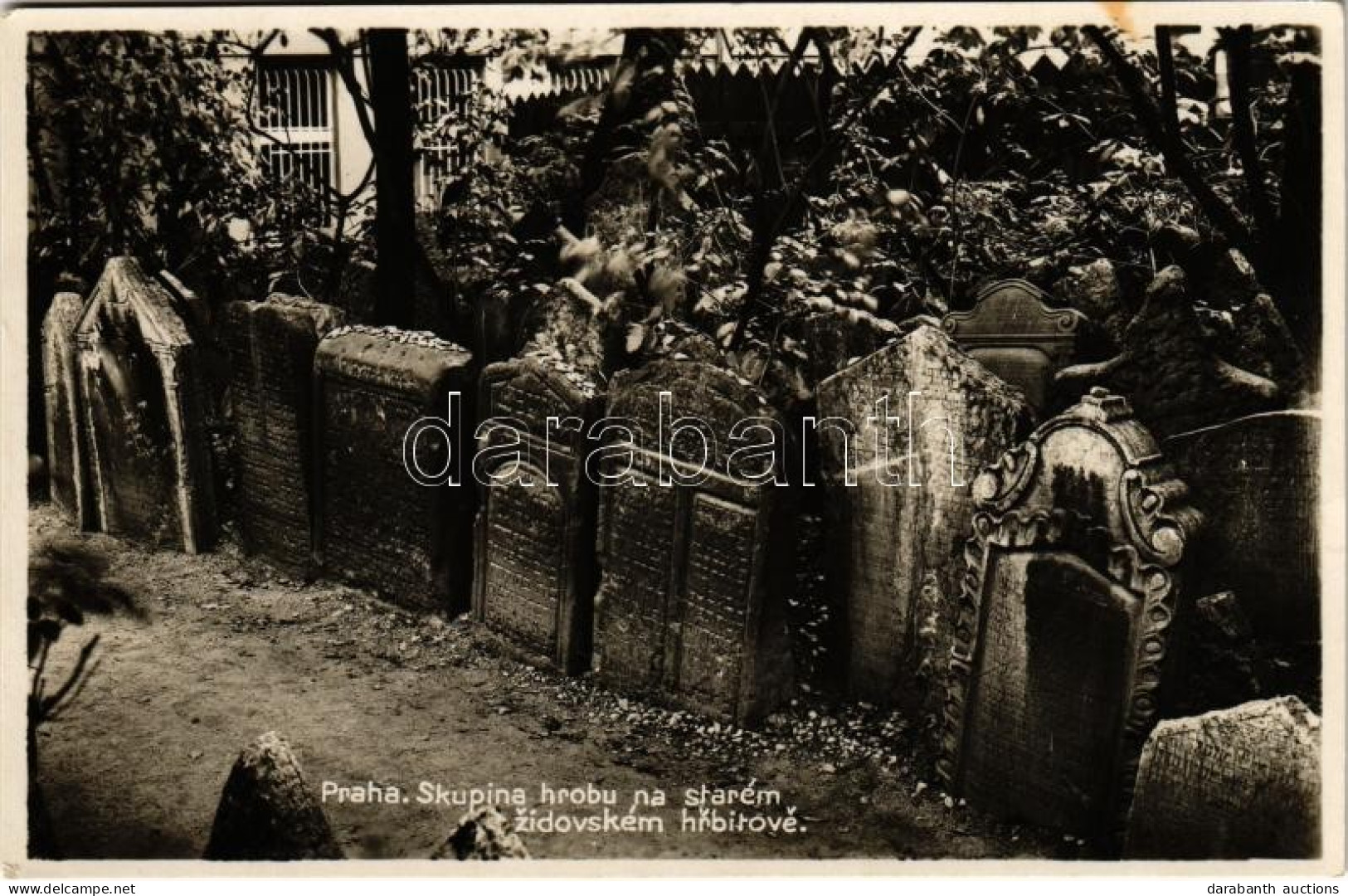 ** T1 Praha, Prag; Skupina Hrobu Na Starém Zidovském Hrbitove / Old Jewish Cemetery, Judaica - Sin Clasificación