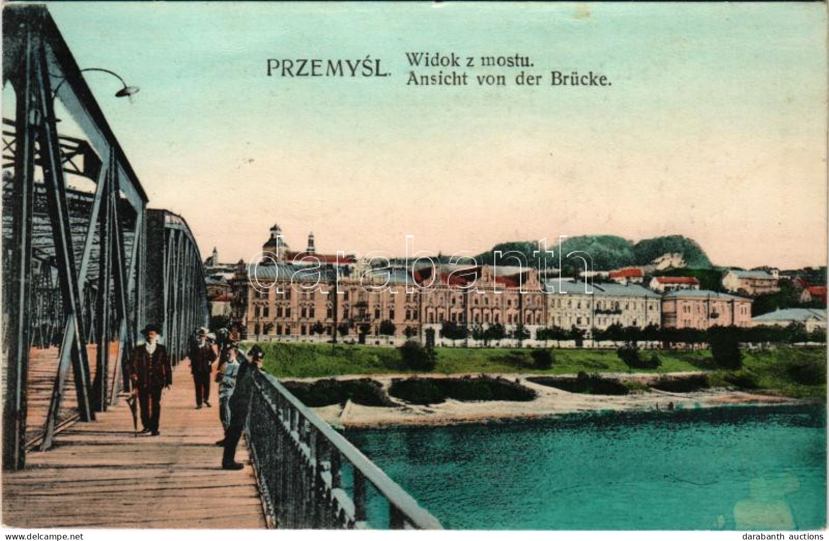 T2 1911 Przemysl, Widok U Mostu / Ansicht Von Der Brücke / View From The Bridge - Sin Clasificación