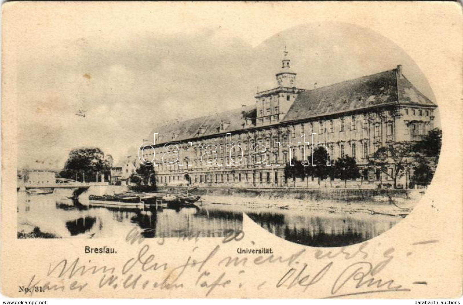 T2/T3 1905 Wroclaw, Breslau; Universität / University (fl) - Zonder Classificatie